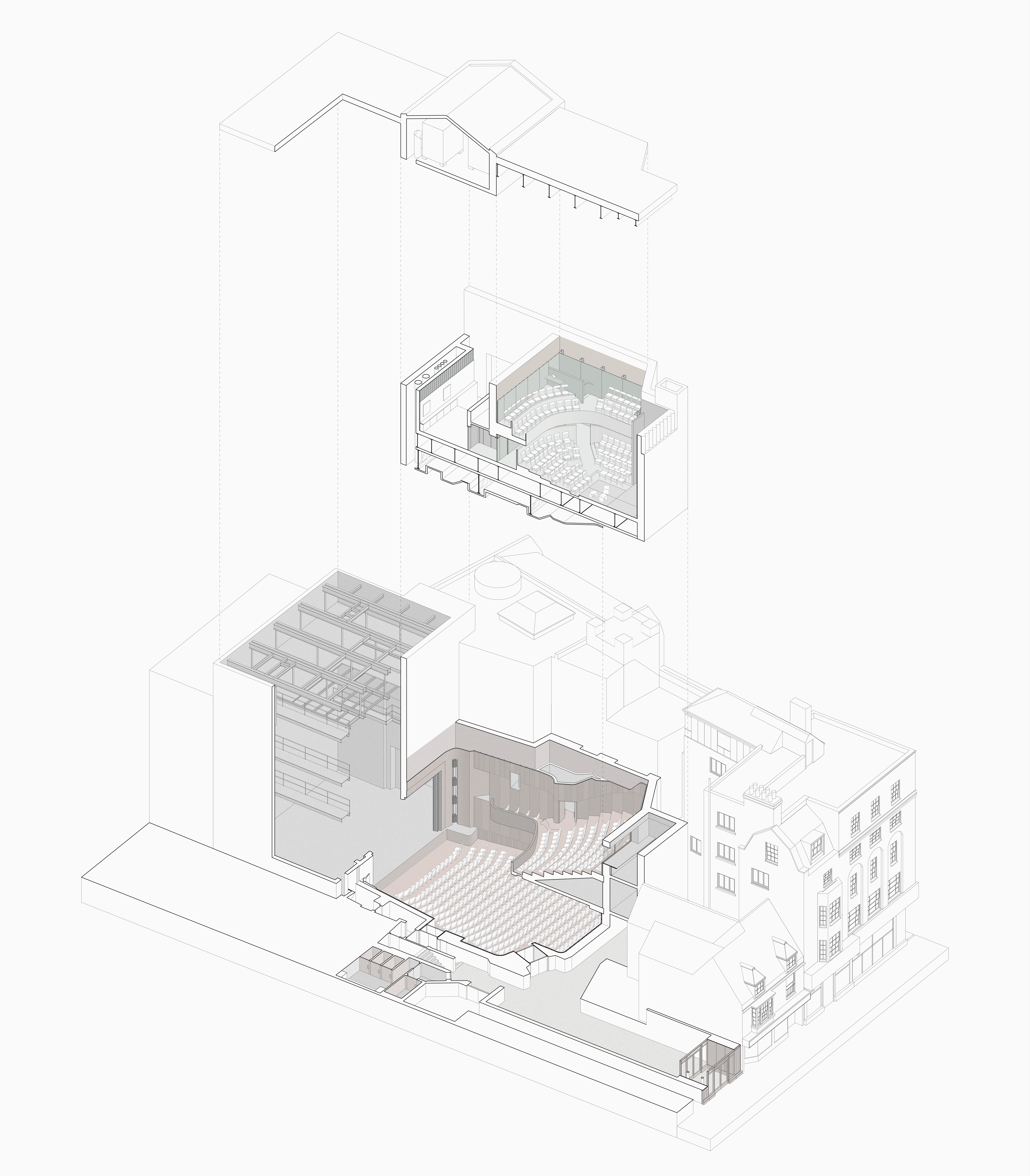Exploded Isometric drawing