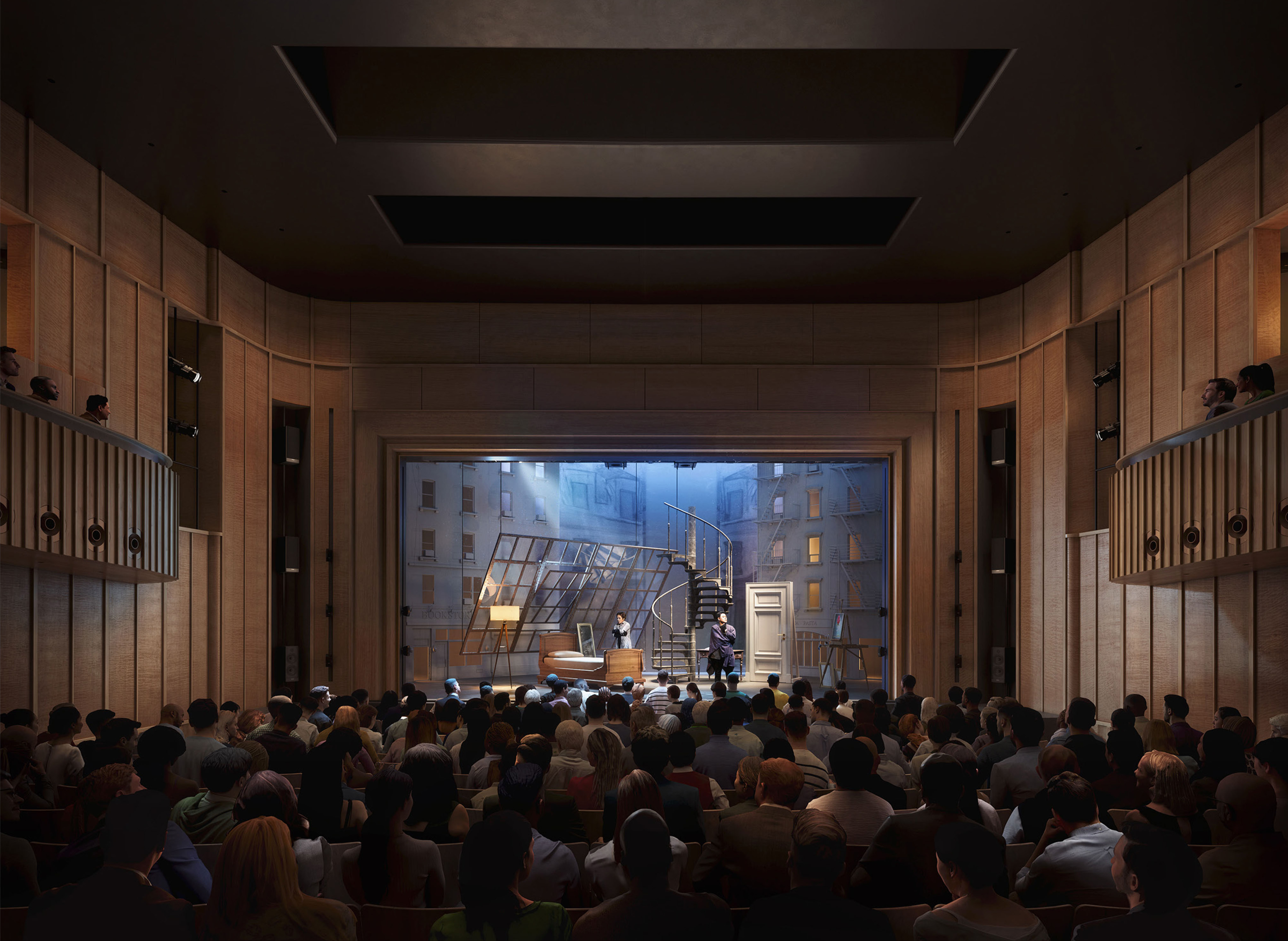 Image from rear of main auditorium stalls