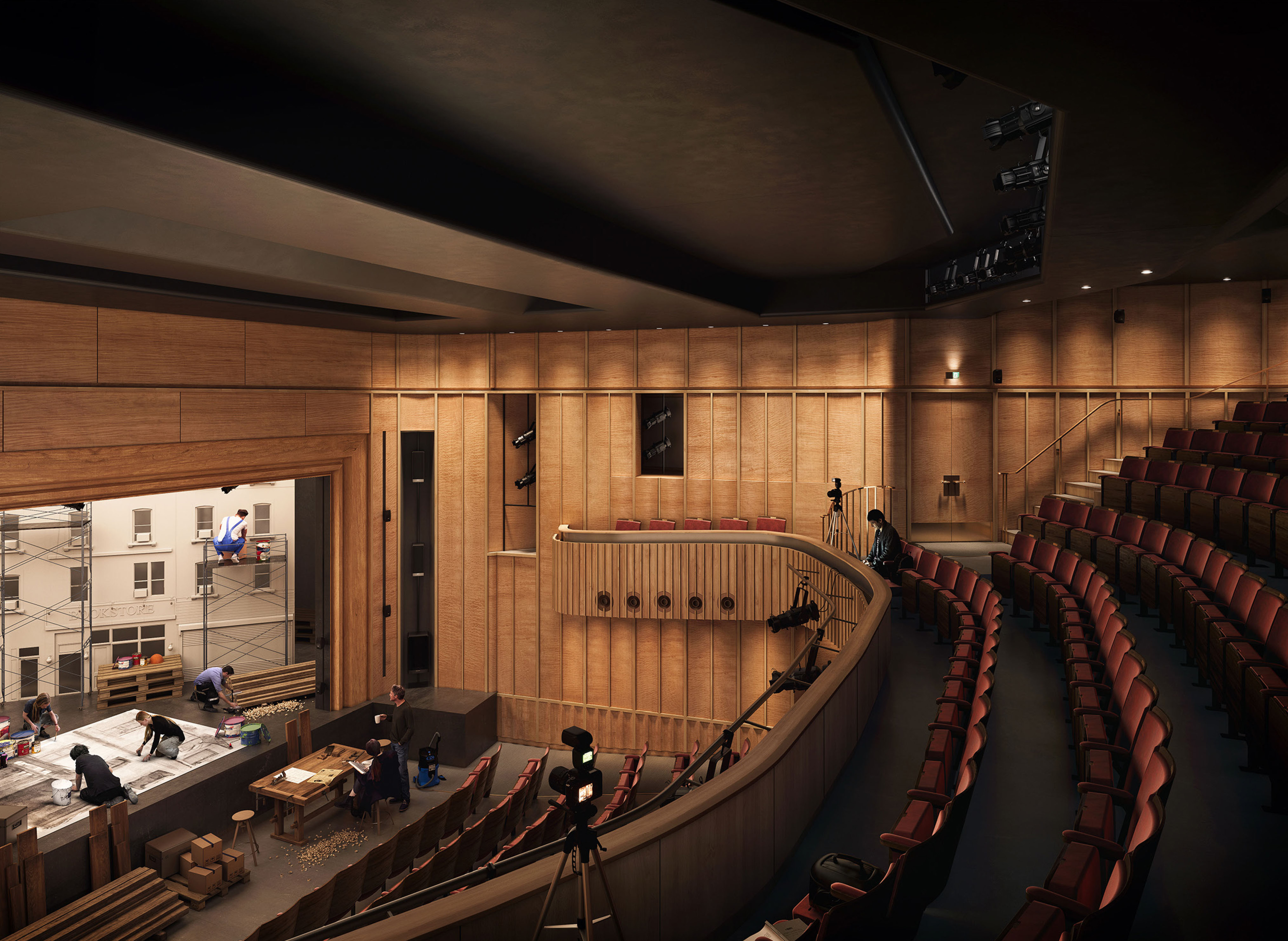 Image from auditorium balcony