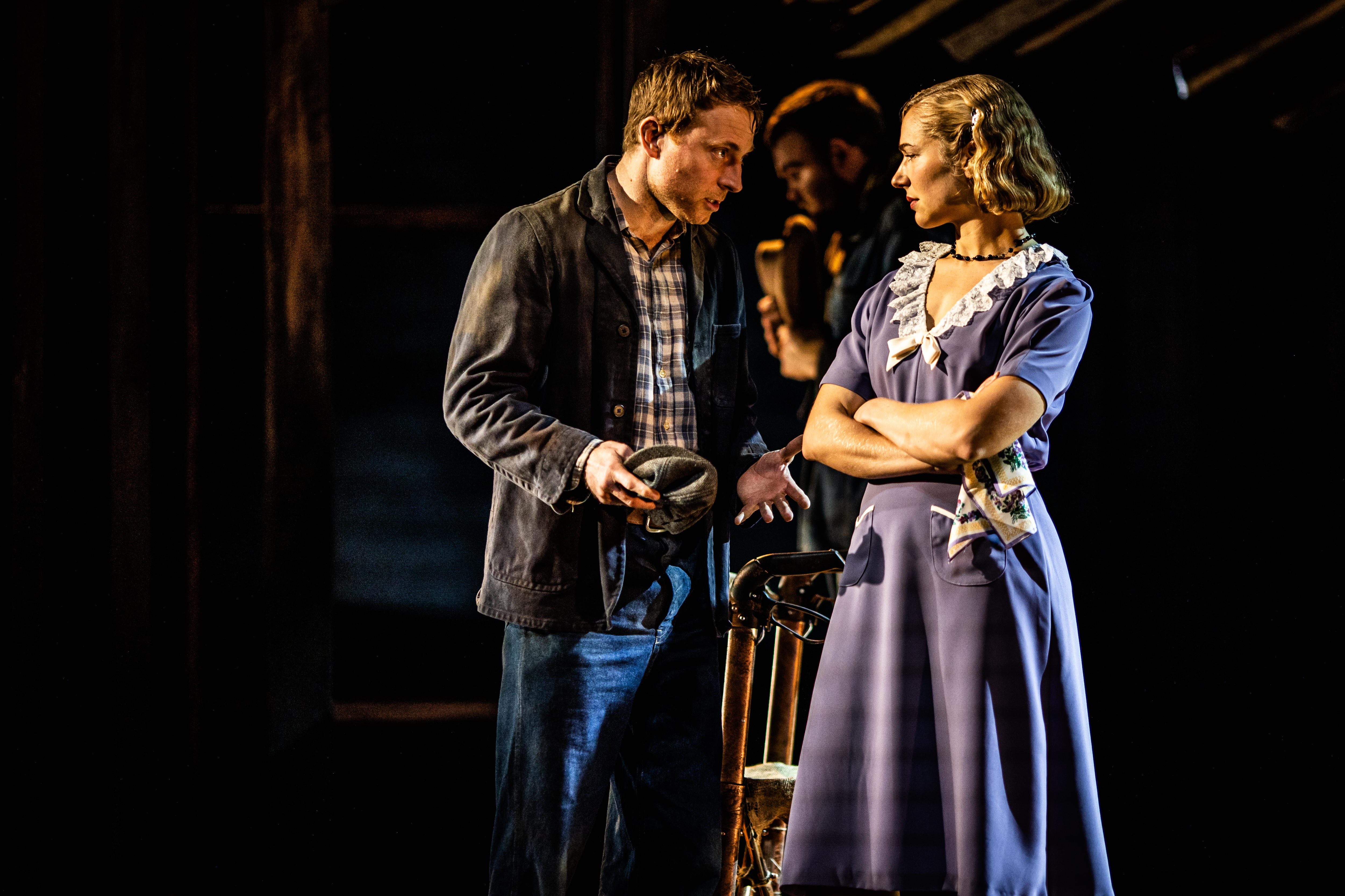 Tom McCall as George and Maddy Hill as Curley's Wife