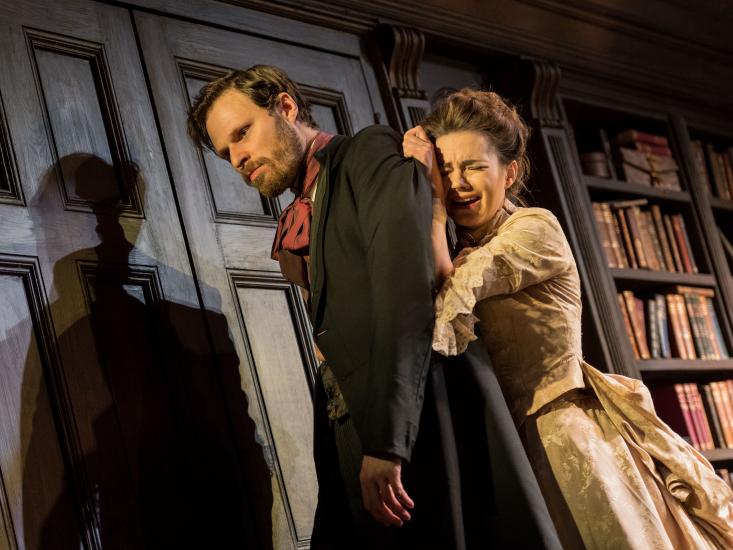 Kara Tointon and Rupert Young in Gaslight