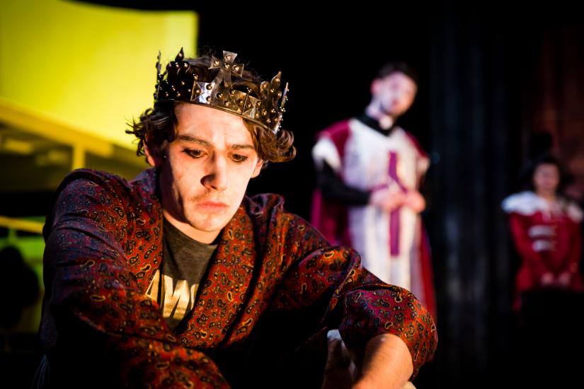 Edward II looks sad.