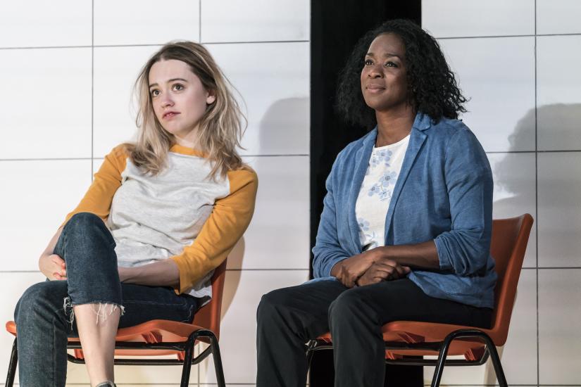 Two women sat together