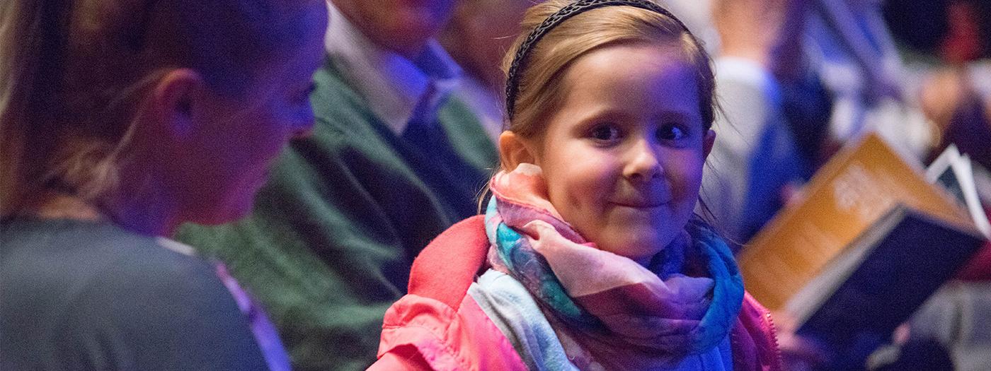 Girl in Auditorium