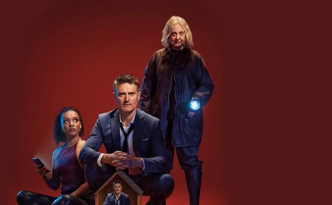 The cast of The Murder in the Dark