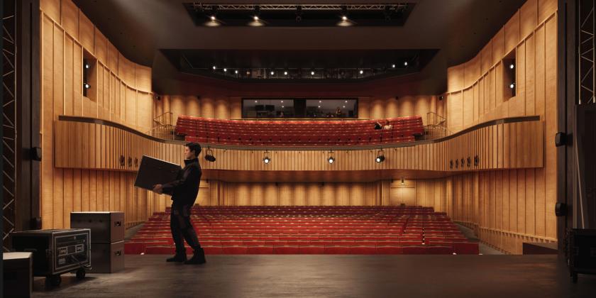 Cambridge Arts Theatre auditorium architectural image