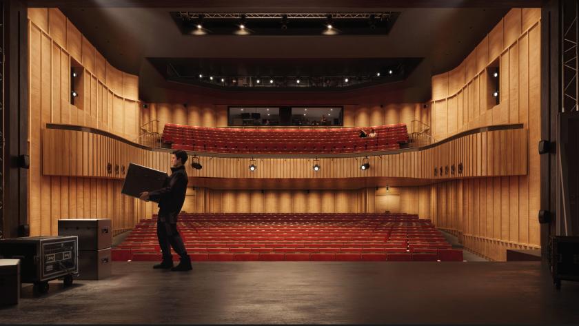 Architectural image of auditorium