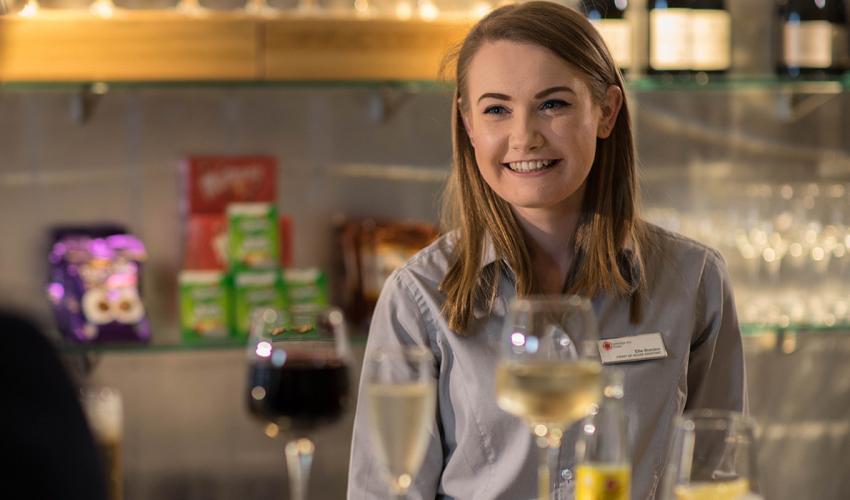 Customer at the Bar