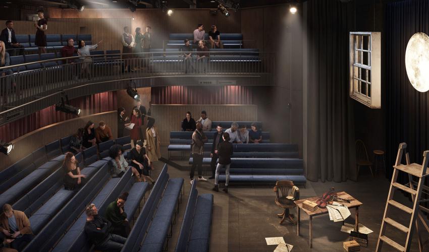Architects render of the new studio theatre